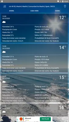 Weather android App screenshot 3